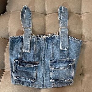 Denim Blue Women's Top